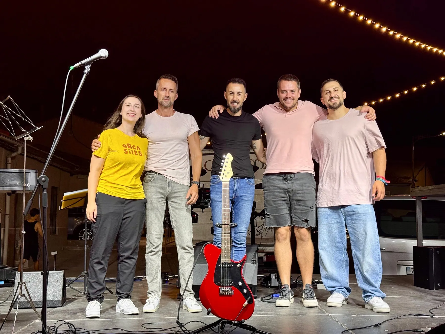 Vega Soul Band gathered for a photo session